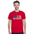 thumbnail image 3 of USA Flag T-Shirt - Patriotic American Graphic Tee for Men and Women, 3 of 5