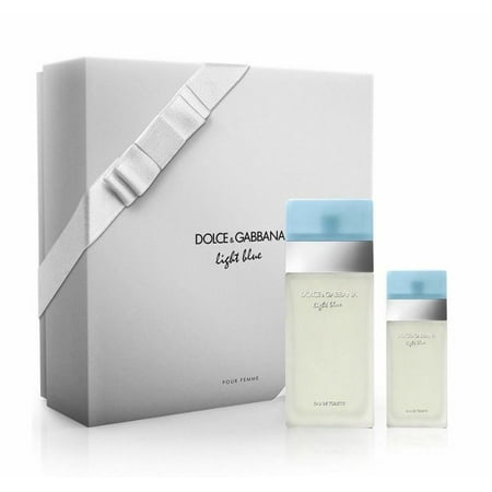 Dolce & Gabbana Light Blue Perfume 2 Pc. Gift Set ( Eau De Toilette Spray 3.3 Oz & 0.84 Oz ) for