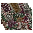 thumbnail image 2 of Simply Daisy 18" x 14" Zentangle Floral Floral Print Placemat, 2 of 3