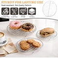 thumbnail image 3 of Atefa Round Cooking Rack, 3 Pcs Stainless Steel Baking Cooling Steaming Grilling Rack, Fits Air Fryer/Stockpot/Pressure Cooker/Round Cake Pan, Oven & Dishwasher Safe (7.5 + 9 + 10.5 Inch), 3 of 7