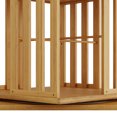 thumbnail image 3 of Yowos Bookcase, 4 Tier Rotating Bamboo Bookshelf 360° Spinning, Natural Color, 3 of 7