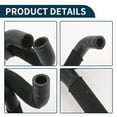 thumbnail image 5 of Unique Bargains Radiator Hose Heater Hose No.06H121057AM for Audi A6 2.0L 2012-2015 Black Rubber 1 Pc Coolant Pipe Good Sealing, 5 of 7