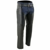 Milwaukee Leather ML1173 Women's Classic Black Leather Hip Chaps Small