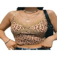 thumbnail image 1 of Femmes Dentelle Velours Camisole Fines Bretelles Bodycon Camis Tops, 1 of 6