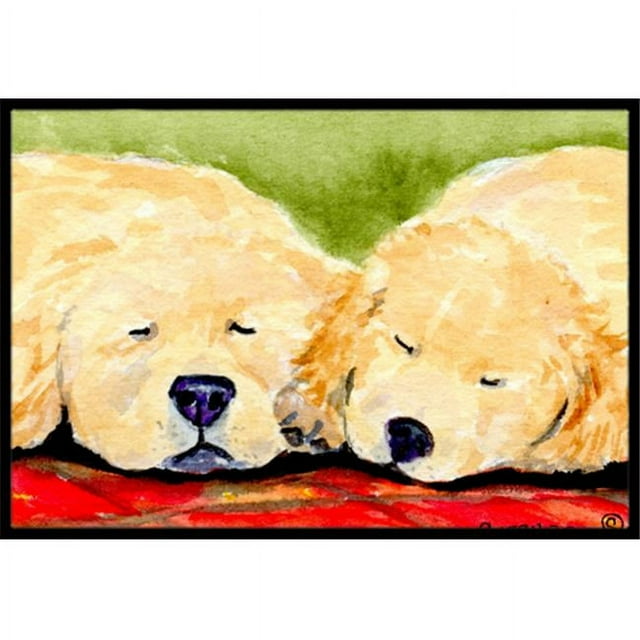 Carolines Treasures SS8902JMAT Paillasson Golden Retriever 24 x 36 Po.