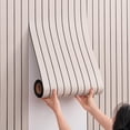 thumbnail image 5 of Wood Slat Wall Panels Self Adhesive Cherry Wood Grain Wallpaper Thick Modern 3D Textured Wall Paneling for Kitchen Island Flexible Foam Vinyl Panel Roll for Ceiling(15.7"x118", Color 3), 5 of 8