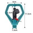 thumbnail image 2 of G1/2" Male Thread 360° Rotating Atomizing Nozzle Garden Lawn Sprinkler Plant, 2 of 9