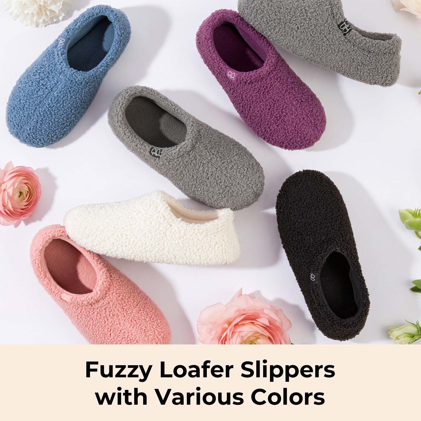 Home Top Women's Cozy Memory Foam Loafer Slippers photo 6