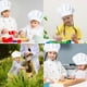 thumbnail image 4 of Minnieouse 4 Uds. Gorros de Chef blancos para niños, gorro de cocina elástico, pintura, juguete divertido para niños, gorros de disfraz, tienda de Sombreros Minnieouse  BFH001269-00, 4 of 6