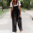 thumbnail image 2 of Clearance!NMMUED Denim Overalls for Women, Overalls for Women Loose Fit, Bib Overalls Women, Jean Overalls for Women, Baggy Overalls for Women, Black M, 2 of 6