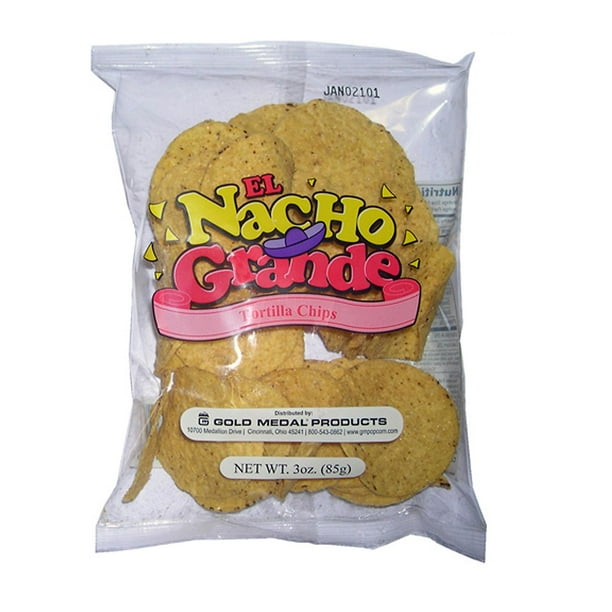 Gold Medal El Nacho Grande Tortilla Chips (3 oz., 48 ct.)