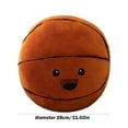 thumbnail image 3 of FASIAOU Stuffed Basketball Pillow Basketball Plush Soft Basketball Themed Throw Pillow Basketball Room Decor For Teen Boys Round Ball Pillows Decorative/ bedding, 3 of 8