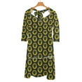 thumbnail image 4 of Notre Dame Robe Vintage de Football Évasée Col Carré Robe Élégante Mode Féminine Imprimée Design Ncaa Ncaa, 4 of 5