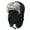 Black, variant on Gustave Men Women Winter Trapper Hat,Russian Windproof Ski Hat Faux Fur Lined Trapper Hat with Earflaps and Mask Warm Hunting Hats "Black"