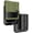 Olive Green, variant on Case with Clip for Galaxy Z Flip 4 5G, Nakedcellphone Rugged Cover and [Rotating/Ratchet] Belt Hip Holster Combo for Samsung Z Flip4 Phone (SM-F721U, 2022) - Black