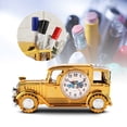 thumbnail image 2 of Reloj despertador de escritorio multifunción Reloj despertador de coche clásico vintage Regalo (Oro), 2 of 8
