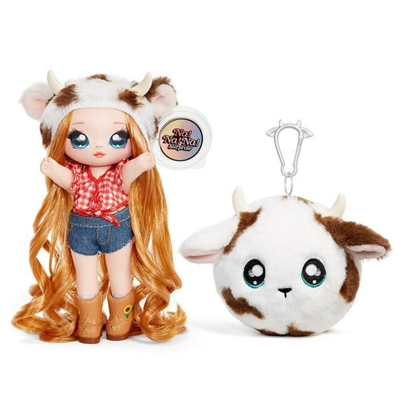 Poupée-mannequin Na Na Na Surprise 2 en 1 et sac à main pelucheux, série 3 – AnnaBelle Mooosh