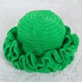 thumbnail image 3 of Handmade Crochet Bucket Hat for Woman Teen Outdoor Commute Fisherman Hat Ruffled Brim Winter Windproof Carnival Hat, 3 of 21