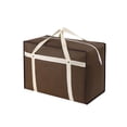 thumbnail image 2 of Storage Bag for Quilts Moving Packing Bag Rivet-Reinforced Large-Capacity Luggage Bag for Home Organization, Brown, 2 of 8