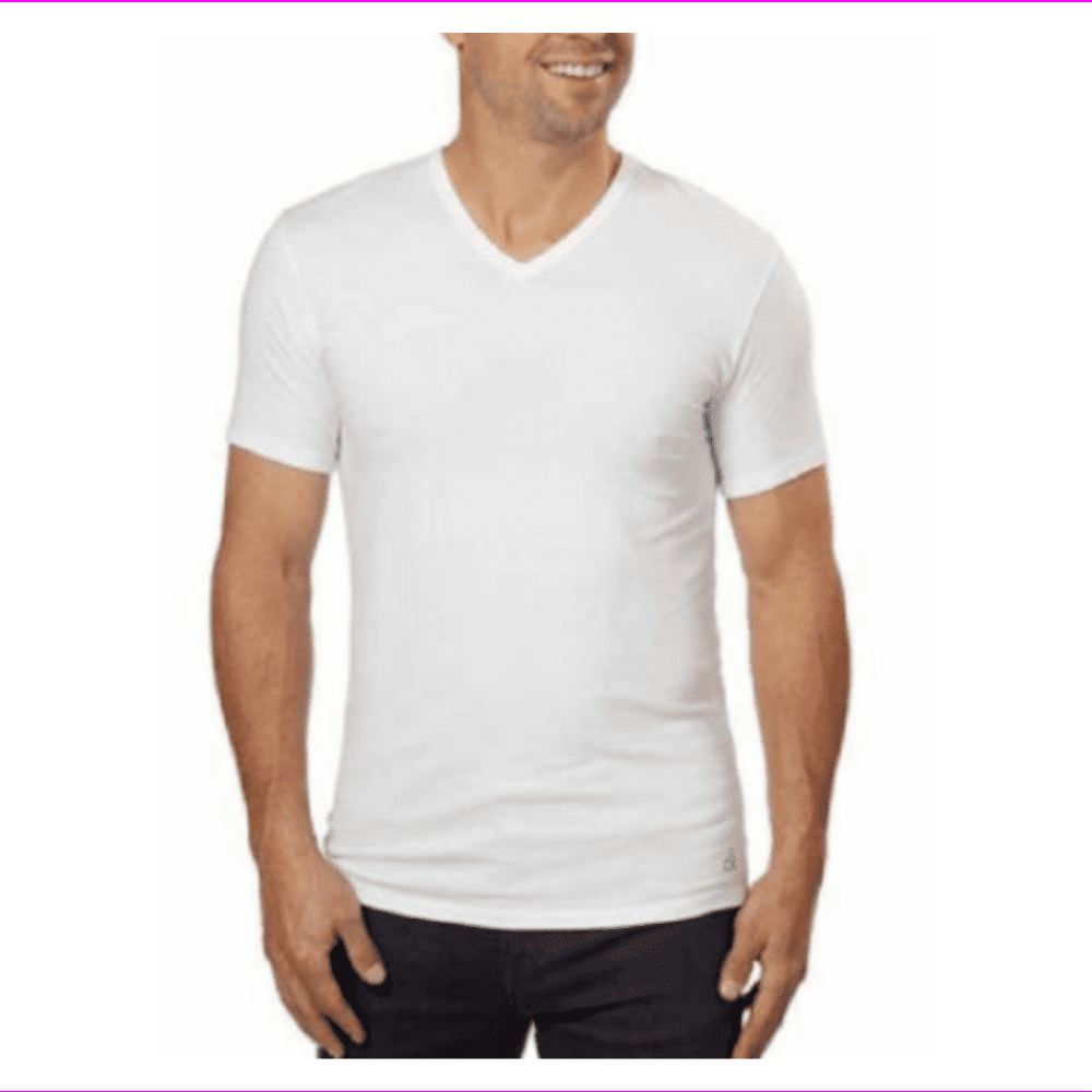 calvin klein slim fit v neck t shirt 3 pack