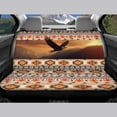 thumbnail image 3 of ZEN Aztec Eagle Car Seat Cover Rear Bench Seat Covers for Truck SUV Native Tribal Universal Fit Car Accessories Auto Bench Seat Cover, 3 of 14