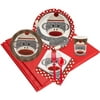 Sock Monkey Red 24-Guest Party Pack