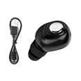thumbnail image 2 of Mini auricular inalámbrico Bluetooth a prueba de agua 5.0 Auricular deportivo estéreo Bluetooth Elimina el ruido y el eco Tiempo de espera súper largo Negro Sunnimix Auriculares inalámbricos Bluetooth, 2 of 8