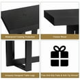 thumbnail image 5 of IVV 59" Minimalist Entryway Console Table in Black, Modern Sofa Table with Solid Pine Wood Frame, Easy Assembly for Home Decor, 5 of 9