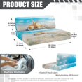 thumbnail image 7 of Yuyamidu Starfish RV Dinette Cushion Slipcover Shell RV Couch Covers for Sofa Beach Loveseat Slipcovers for Travel Trailer Couch 1 Bench Cover 1 Backrest Cover Comfy RV Sofa Cover, 7 of 7
