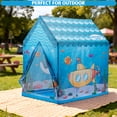 thumbnail image 3 of Undersea World Kids Play Tent, Kids Play Tent Foldable Indoor Outdoor Party Undersea World Playhouse Tent Toy for Boys Girls, 3 of 7