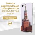 thumbnail image 2 of Case Yard iPhone-SE Case Clear Soft & Flexible TPU Ultra Low Profile Slim Fit Thin Shockproof Transparent Bumper Protective Cover Drop Protective Cell Phone Cases (Kremlin), 2 of 8