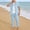 01 Light Blue, variant on Mens Summer 2 Piece Set Casual Outfits Button Short Sleeve Shirt & Loose Pants Textured Striped Tracksuit Walking Suits
