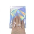 10PCS/Lot Iridescent Zip Lock Bags Plastic Laser Iridescent Bags