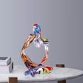 thumbnail image 4 of Abstract Thinker Statue Ornament Art Decorative Craft Home Decorations for Table Party Thinking Right, 4 of 9
