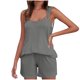 thumbnail image 2 of Camisola Tops para las Mujeres Cuello en V sin Mangas con Pantalones de Bolsillo, Pantalones de Mujer Casual para Primavera Verano, 2 of 7