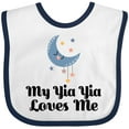 thumbnail image 3 of Inktastic My Yia Yia Loves Me Yiayia for Grandchild Boys or Girls Baby Bib, 3 of 4