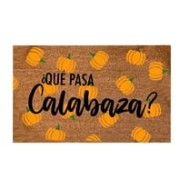 Hello Pumpkin Welcome Funny Cute Doormat for Home Entrance – Humorous Door Mat with Seasonal Design, Durable Outdoor Use - C