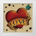 thumbnail image 1 of BoMo 12x12 White Modern Wood Framed Museum Art Print Titled - Love Child, 1 of 4