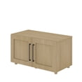 thumbnail image 2 of From the Tree Furniture Arden Low Storage Cabinet, Natural Oak, 32"W Modern Sideboard with Soft-Close Wood Doors, Modular Accent Cabinet, 2 of 7