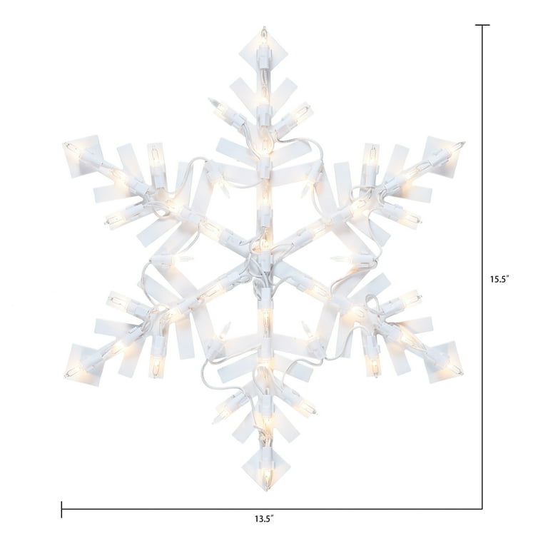 Holiday Time Christmas Outdoor Lighted Snowflake Decoration