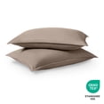 thumbnail image 5 of Bare Home Pillow Sham Set - Premium 1800 Collection - Double Brushed - King, Taupe, 5 of 9