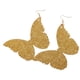 thumbnail image 1 of Pendientes de tuerca de mariposa grande de acrílico a la moda, gancho colgante de gota para baile de graduación de Halloween de 9cm Oro jinwen Pendientes, 1 of 8