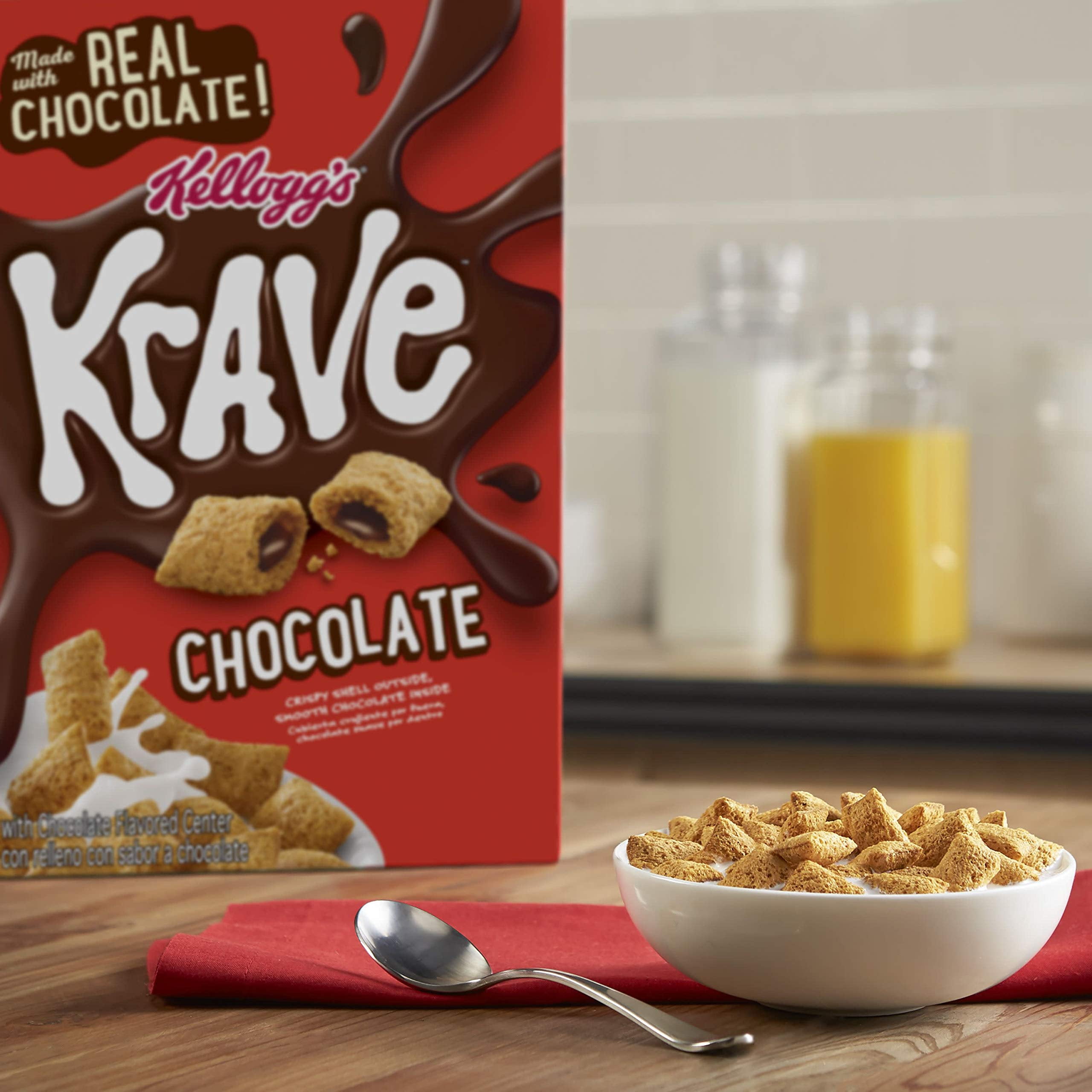 Kellogg S Krave Chocolate Cold Breakfast Cereal (Pack of 2)