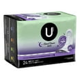 thumbnail image 3 of U by Kotex Clean & Secure Overnight Maxi Pads with Wings, Extra Heavy Absorbency, Unscented 24 count, 3 of 9