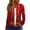 Red, variant on Women's Fashion Christmas Print Casual Zip-Up Long-Sleeve Hooded Jacket, for Outdoor Activities and Daily Use,Wine,XL