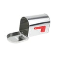 thumbnail image 3 of Buzón resistente a la intemperie, buzón de correos, buzón decorativo de hierro, buzón para puerta, exterior, hogar, decoración para exteriores plata, 3 of 8