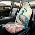 thumbnail image 3 of Uorisanigo Peacock Waterproof Front Seat Covers Car Seat Cover for Front Seat Set of 2 Easy to Install and Clean Removable Automotive Accessories Universal Fit Most Cars, 3 of 7