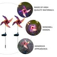 thumbnail image 4 of 2Pc Solar Garden Pathway Lights Outdoor, Solar Stake Light Waterproof IP65 Windmill Lamp Decorative for Garden Lawn Courtyard ( 4 Colors ), 4 of 6