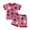 Rouge, variante sur vigerkar Ensemble pour Tout-Petit Garçon USA T-shirt à Manches Courtes Shorts à Carreaux Garçon Vêtements de la Fête de l'Indépendance Ensemble d'Été (Rouge, 2-3 Ans)