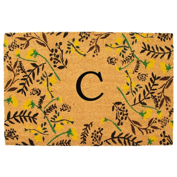 Lily Bliss Monogram Doormat, 24" x 36" (Letter C)